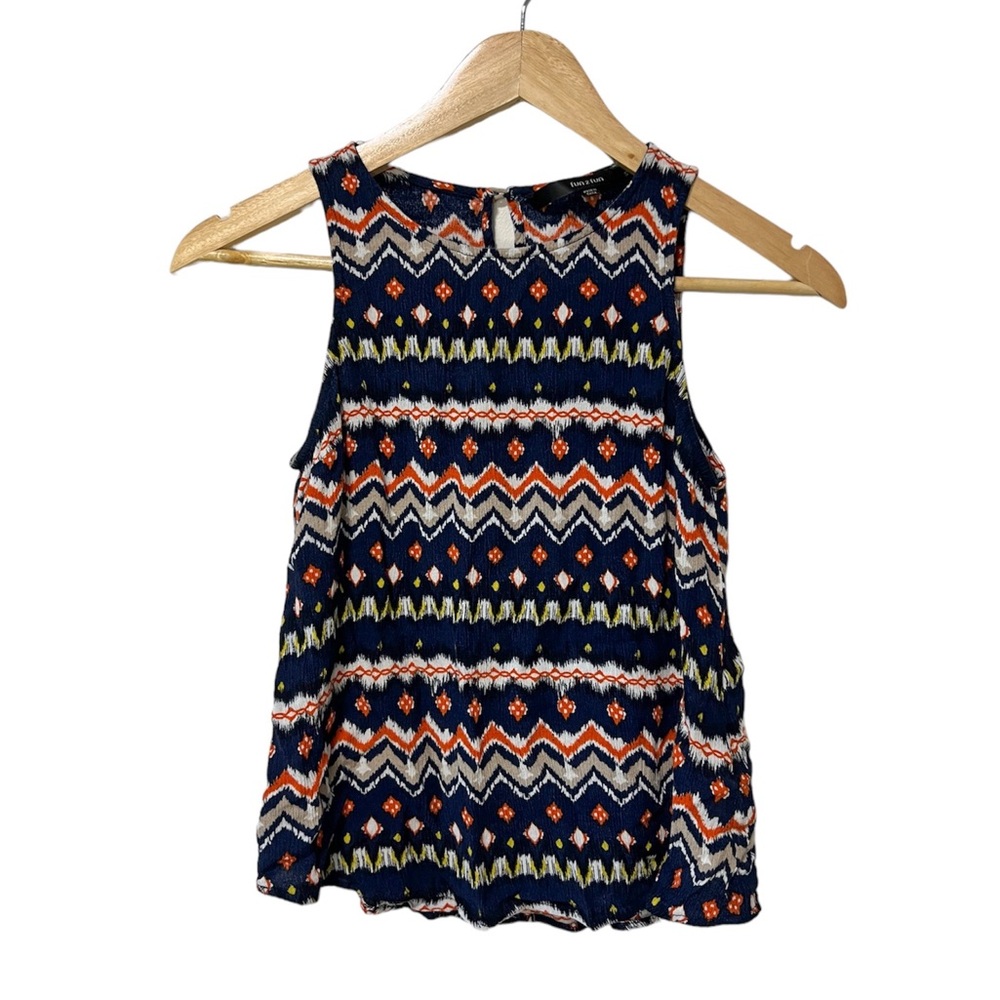 FUN2FUN Xiomara Crew Neck Top Size S
